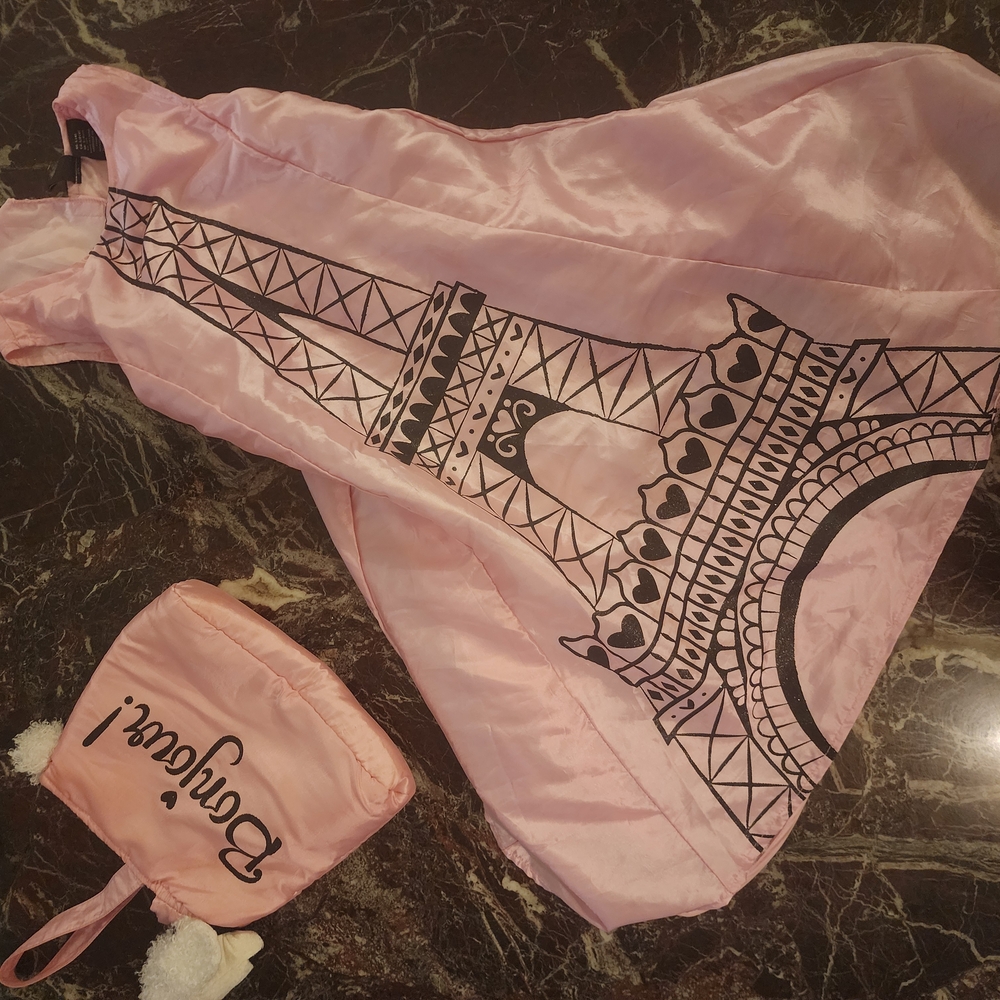 Pink Eiffel Tower Kids One Piece